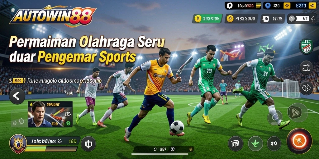 Screenshot gameplay AUTOWIN88 yang menampilkan aksi seru dalam olahraga.