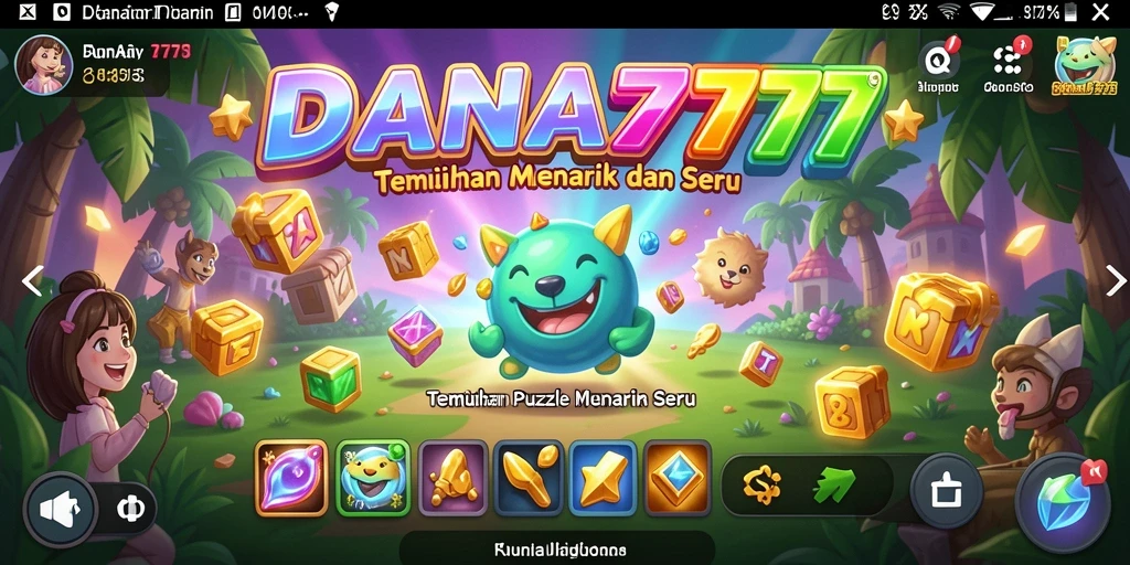 Tangkapan layar dari gameplay yang menampilkan tantangan seru di DANA777.