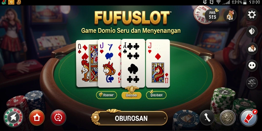Tampilan gameplay FUFUSLOT yang mendebarkan dan interaktif.