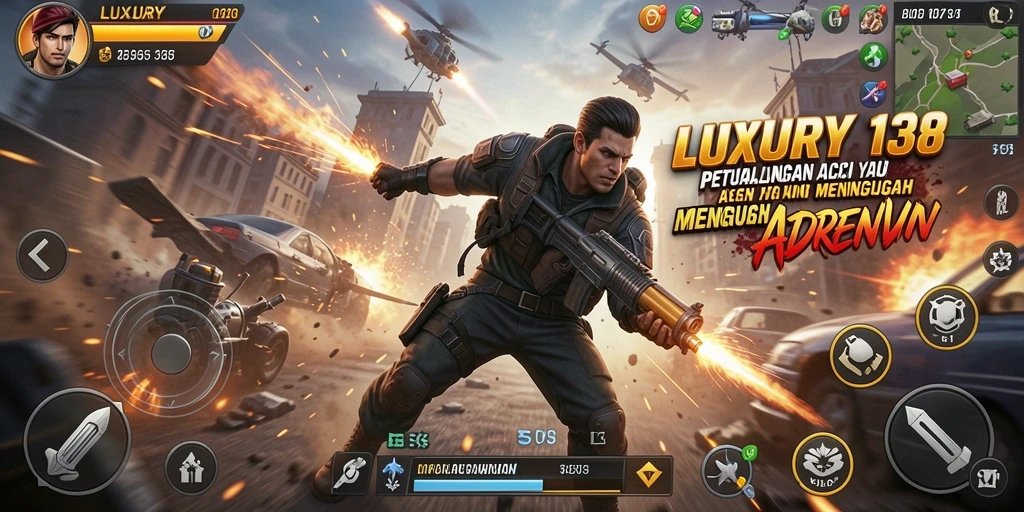 Screenshot menggambarkan gameplay LUXURY138 yang intens dan penuh aksi.