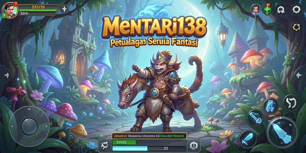 Tampilan gameplay MENTARI138 yang penuh warna dan menawan.