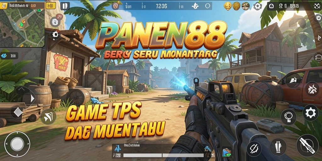 Tampilan gameplay seru dalam PUBG TPS.