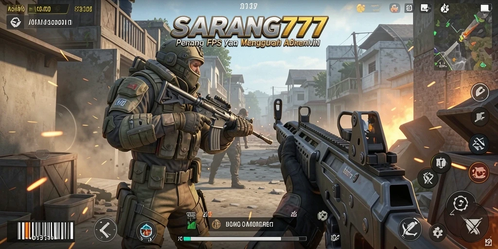 Tampilan aksi mendebarkan dari gameplay SARANG777.