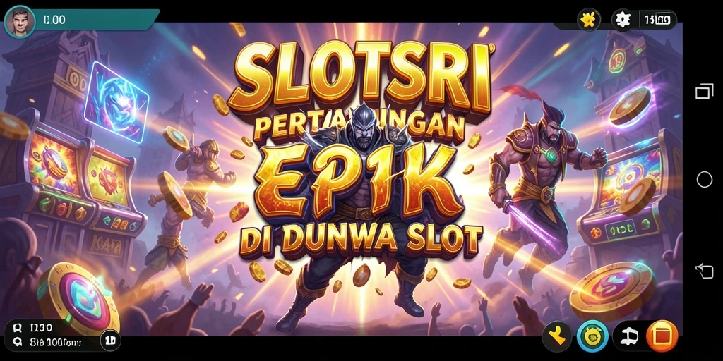 Gameplay SLOTSRI menampilkan pertarungan seru di antara karakter yang kuat.