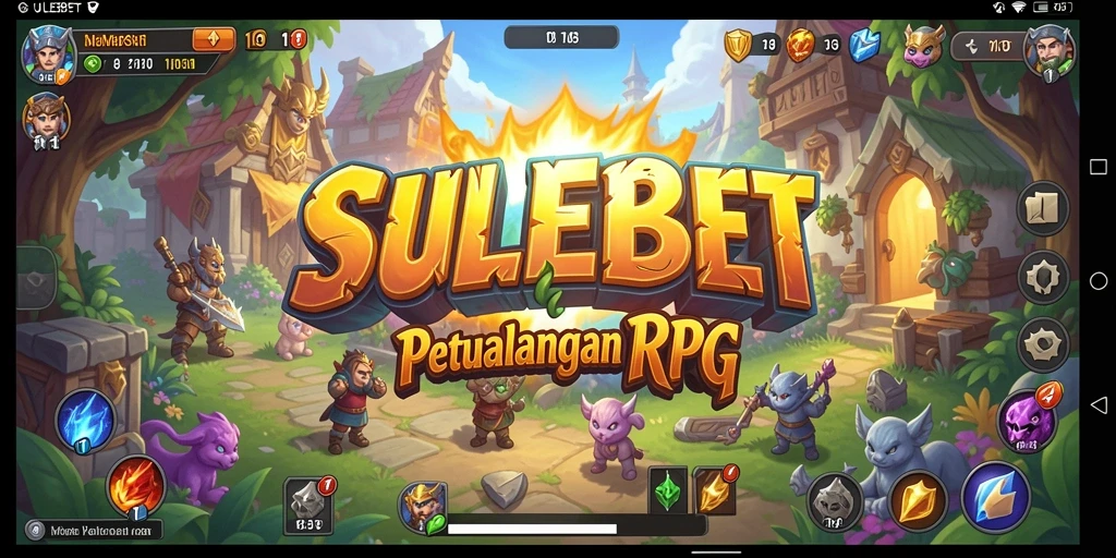 Gameplay RPG SULEBET yang mendebarkan dengan karakter dan misi menarik.