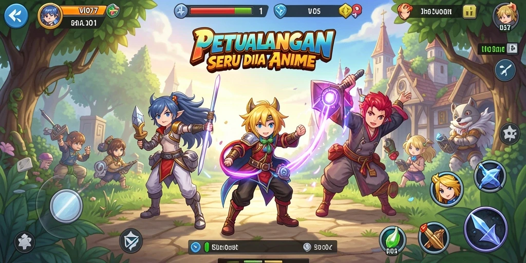 Tampilan menawan dari gameplay VIO77 yang menarik di dunia Anime.